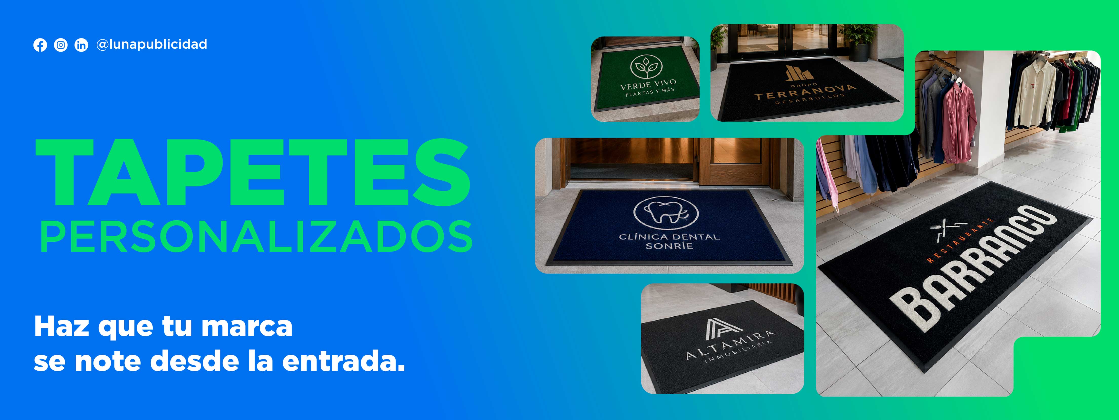 Tapetes personalizados