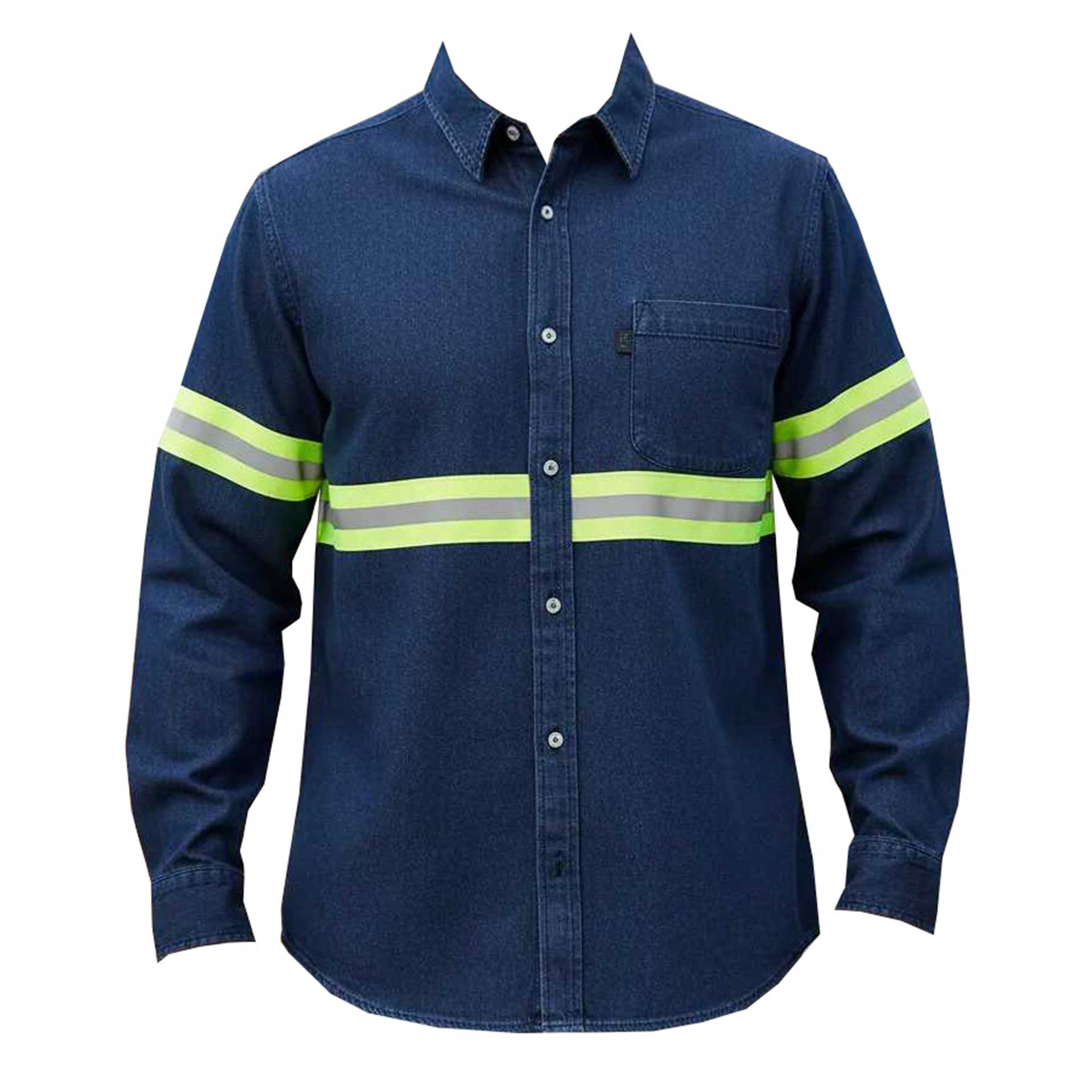 CAMISOLA DE SEGURIDAD MEZCLILLA